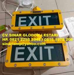 Lampu Explosion Proof Emergency EXIT Lamp BAYD85